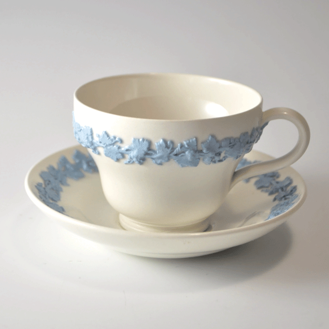 WEDGWOOD(ウェッジウッド)のQueens Ware(クウィーンズウェア)のティーカップアンドソーサー