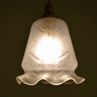 ランプシェード　アンティークランプ　アンティーク照明　ペンダントライト 　イギリスアンティーク