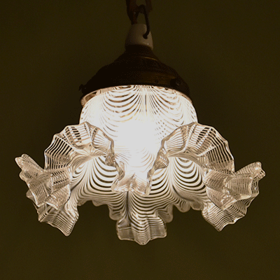 ランプシェード　アンティークランプ　アンティーク照明　ペンダントライト　ハンギングランプ　フレンチランプ　イギリスアンティーク